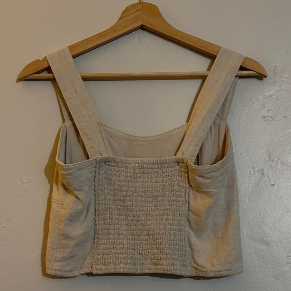Abercrombie & Fitch Linen Top Size Small - Picture 2 of 3